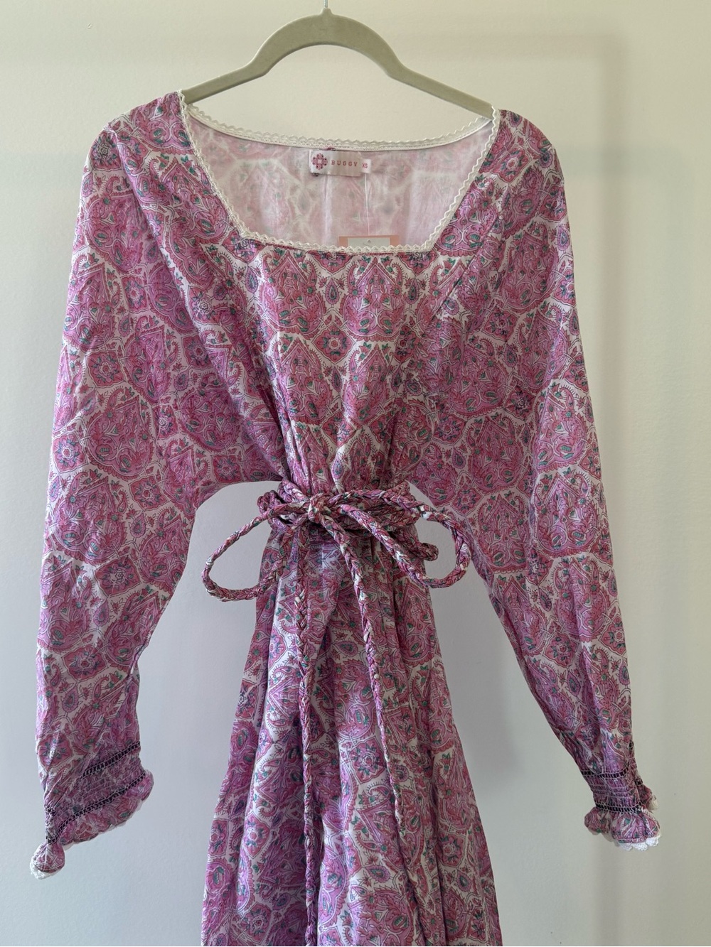 Buggy Pink Paisley Dress